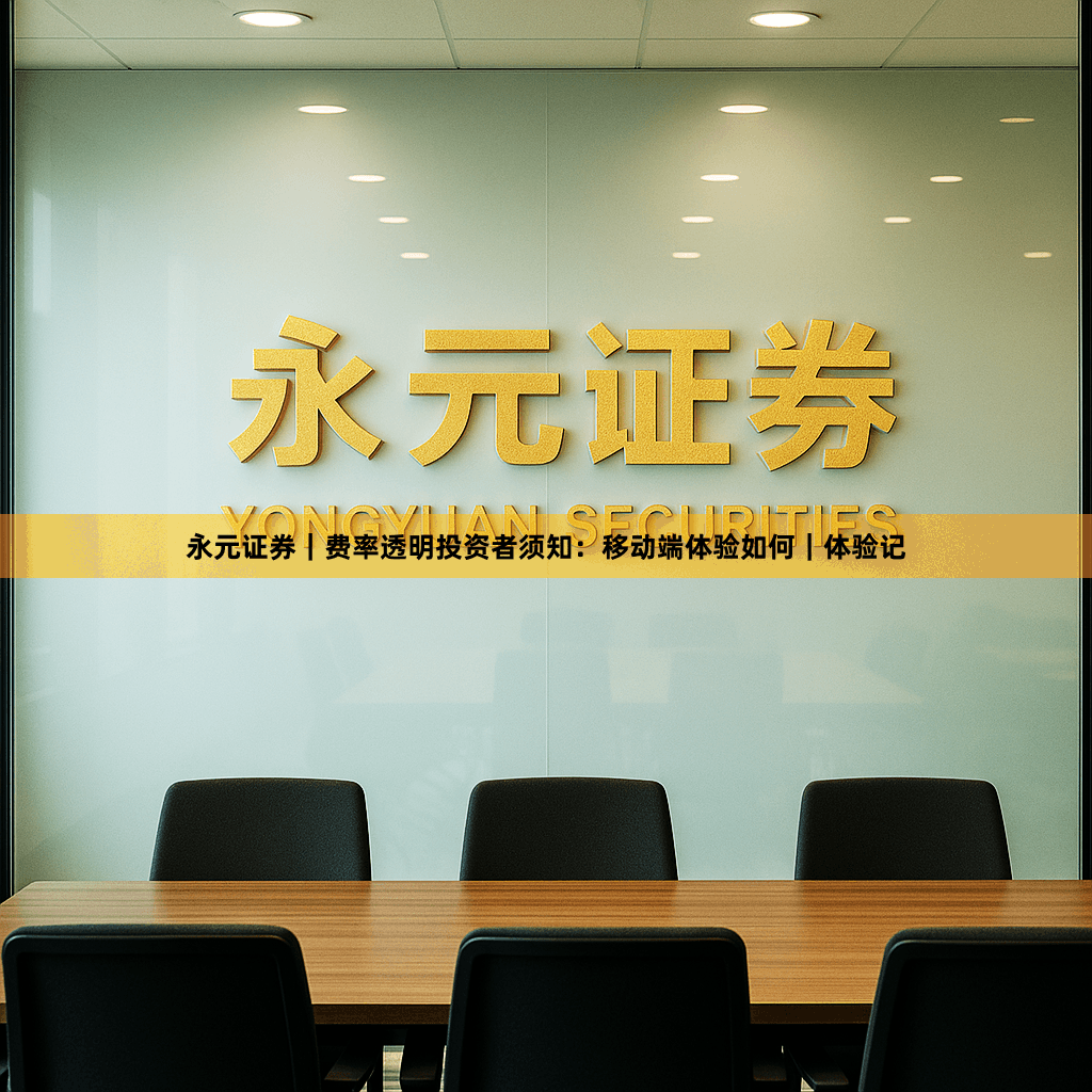 永元证券｜费率透明投资者须知：移动端体验如何｜体验记