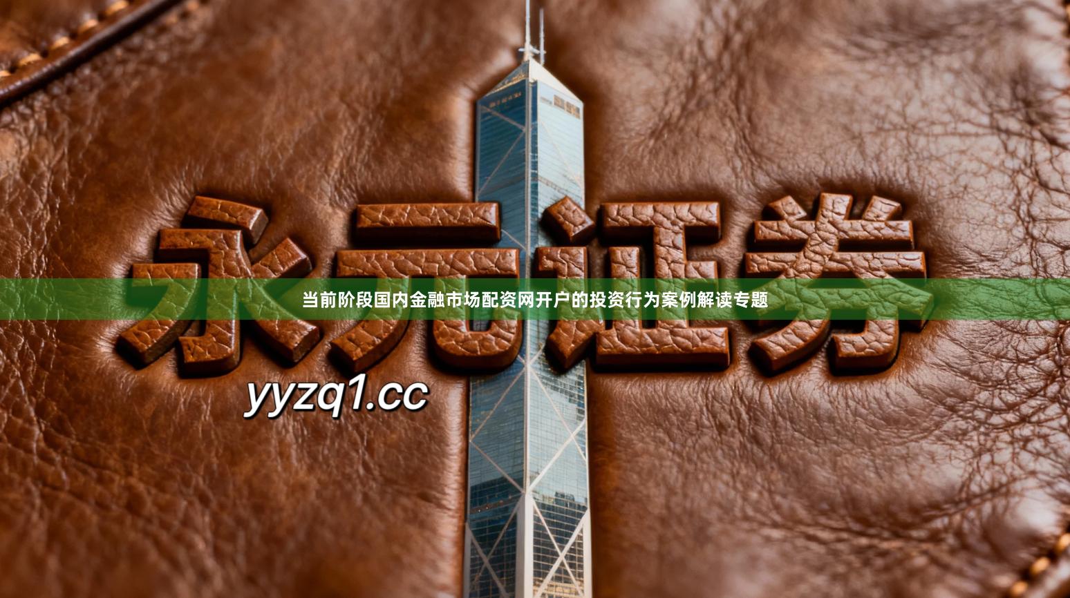 当前阶段国内金融市场配资网开户的投资行为案例解读专题